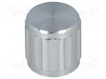 Копче GS6.4-15X15 Копче; с индикатор; алуминий; Диам.на оста:6,35mm; O15x15mm